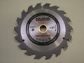 Circular saw blade wood rip cut 130mm 18 teeth 20 bore + 4 reducers