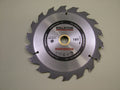 Circular saw blade wood rip cut 140mm 18 teeth 20 bore + 4 reducers