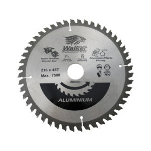 Circular saw blade aluminium/plastic cutting 216mm 48 teeth 30mm bore