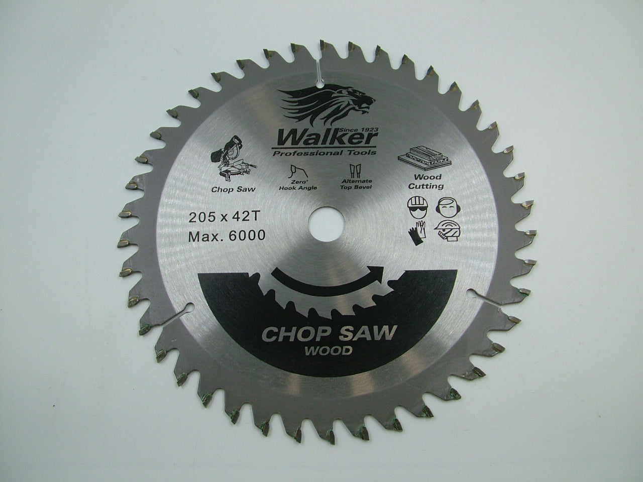 Circular saw blade for chopsaws 205mm 42 teeth 18mm bore