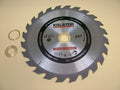 Circular saw blade wood rip cut 210mm 24 teeth 30 bore + 3 reducers