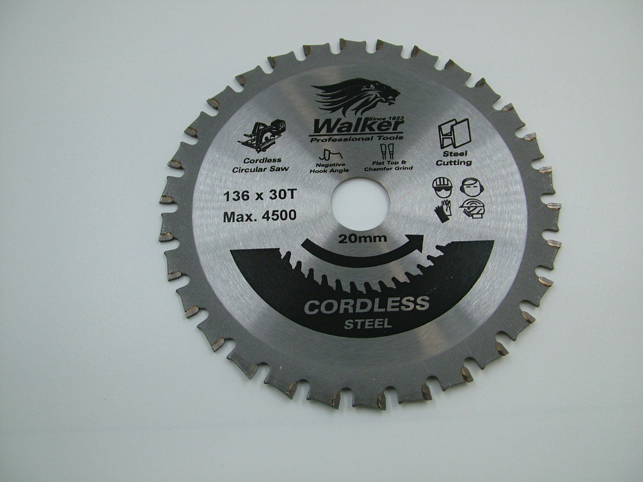 Circular saw blade steel cutting 136mm 30 teeth