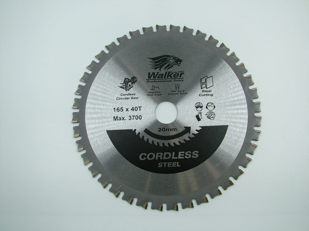 Circular saw blade steel cutting 165mm 40 teeth