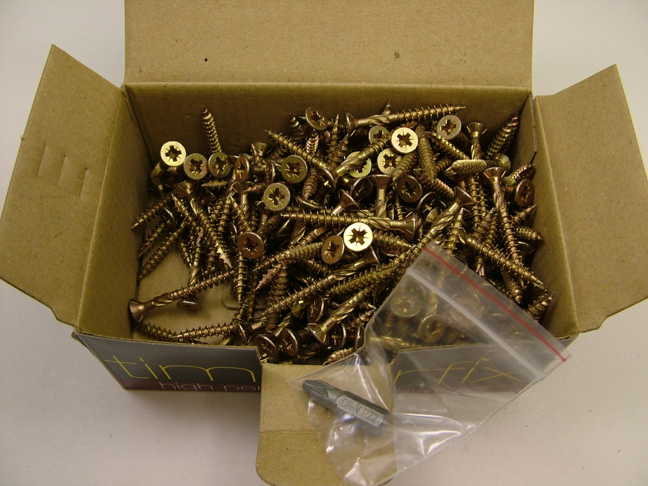 High performance woodscrews 4.5 x 40mm, box of 200