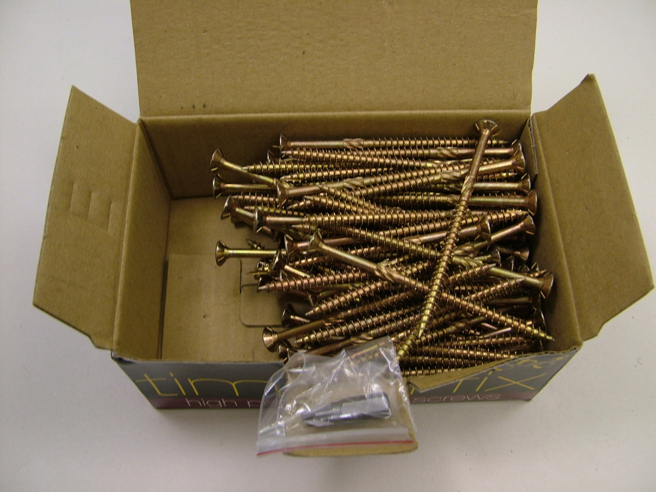 High performance woodscrews 4.5 x 80mm, box of 100