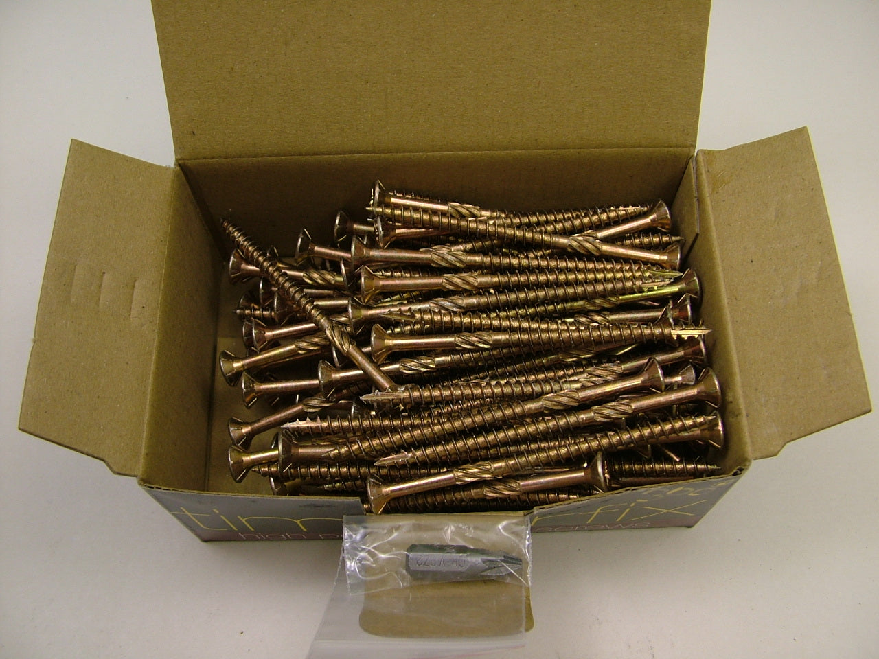 High performance woodscrews 5.0 x 80mm, box of 100