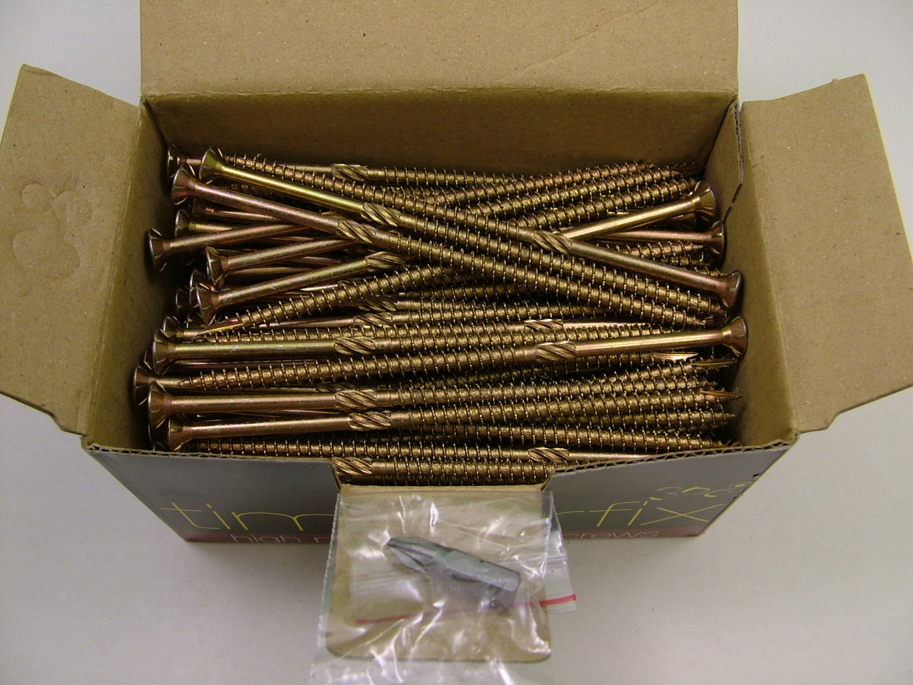 High performance woodscrews 5.0 x 120mm, box of 100