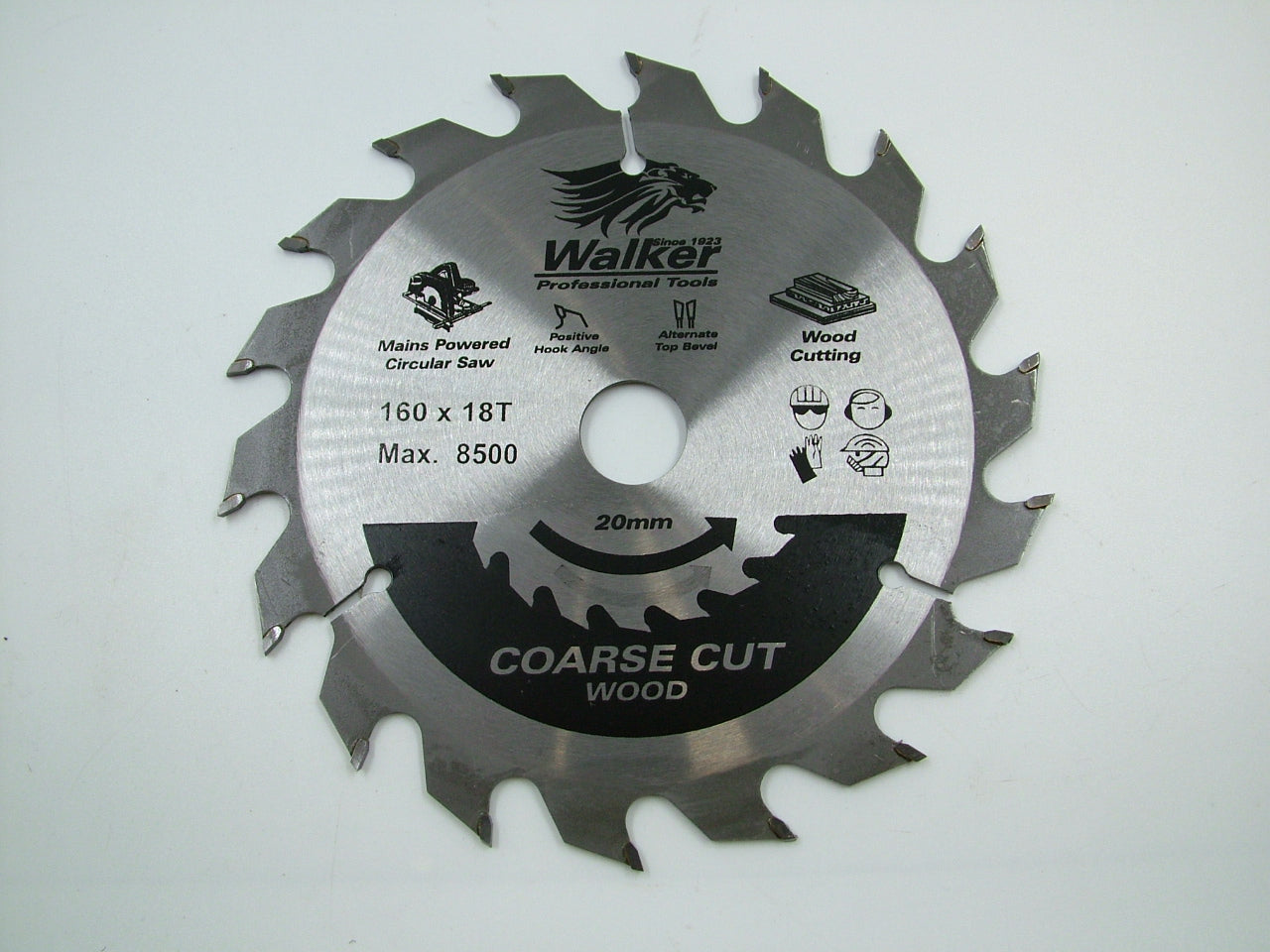 Circular saw blade professional quality 160mm 18 teeth 20mm bore
