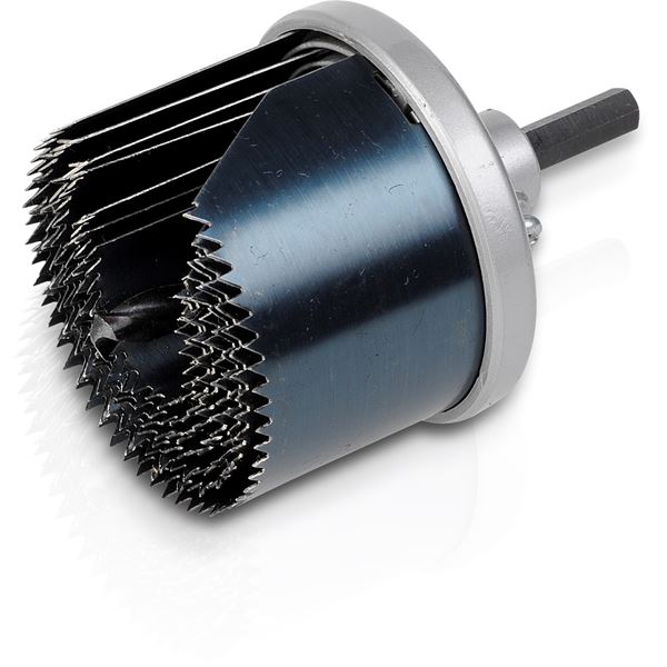 Hole saw cutter set 7 saws deep cutting 26 to 63mm