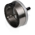 Hole saw cutter set 5 saws large diameter 68 to 100mm